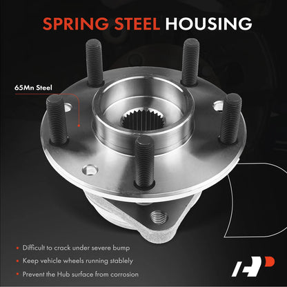 2X Wheel Hub & Bearing Assembly for Chevy Corvette (C5, C6)
