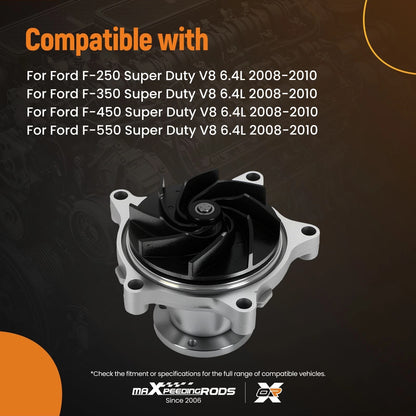 Engine Water Pump For Ford F-250 F-350 F-450 F-550 (2008–2010)
