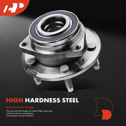 2X Front Wheel Hub & Bearing Assembly for Chevy Equinox GMC (2018–2021)