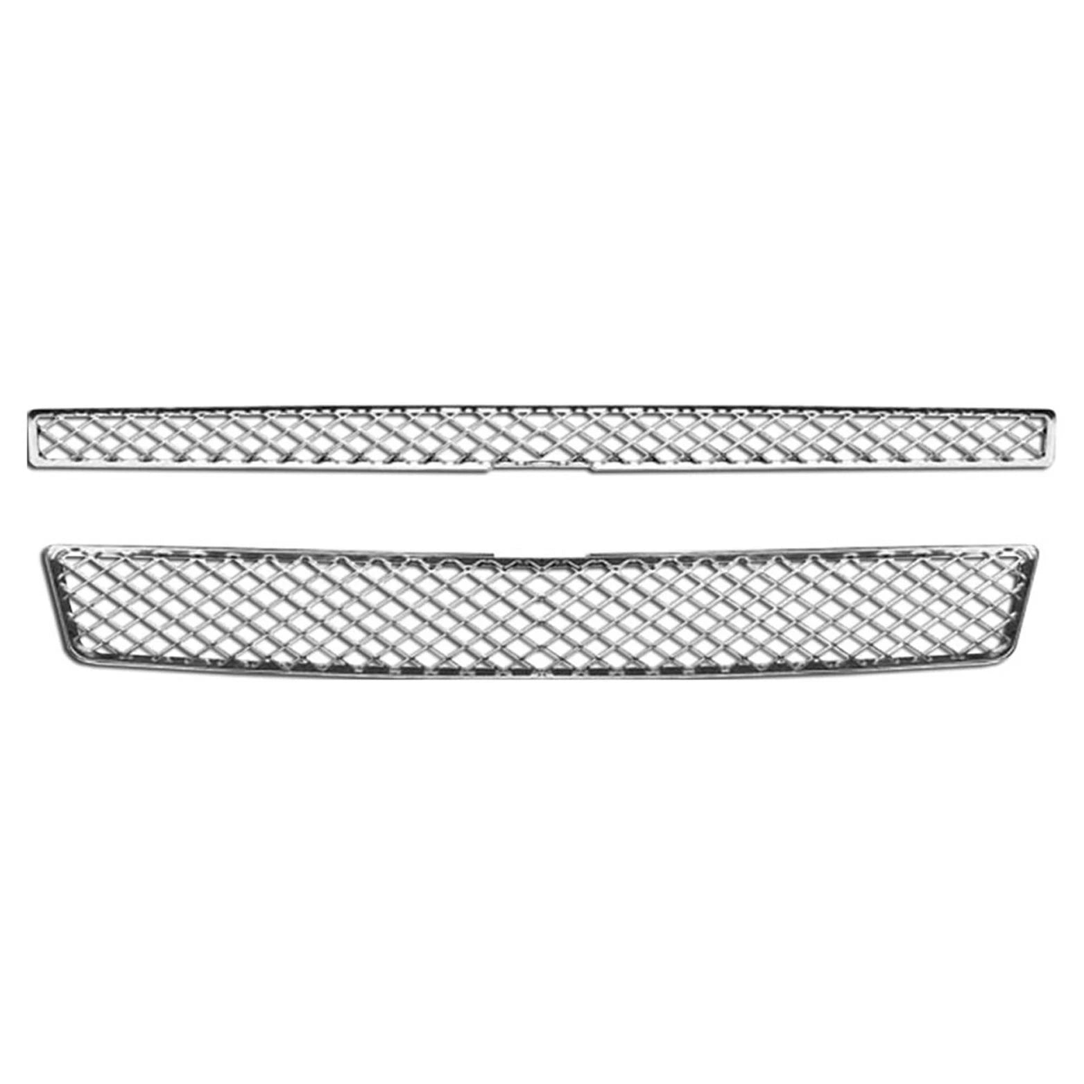 Premium FX 2pc Chrome Mesh Style Grille Overlay for 2007-13 Chevy Suburban LS/LT