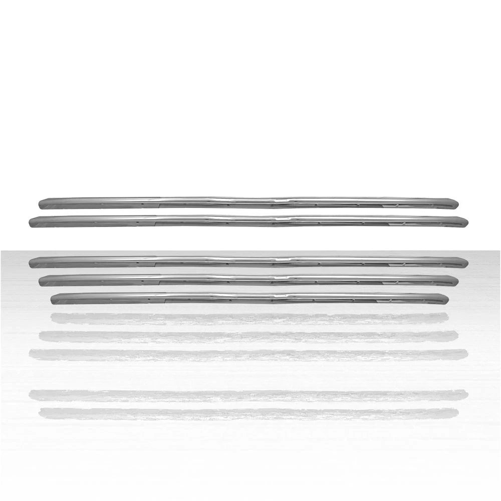 5pc Grille Overlay for 2019-2021 Rsm 1500 Big Horn/Lone Star/Laramie - Chrome