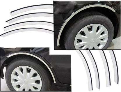 Fender Trim 4pc Stainless with 3M Gasket for Nissan Versa (2012–2019)