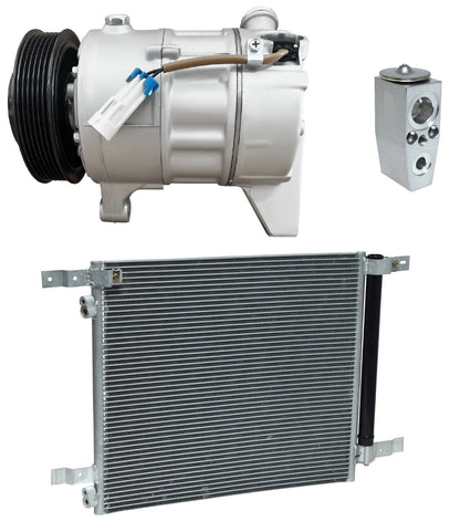 AC Compressor Kit With Condenser for Saab 9-4X 3.0L (2011–2011)