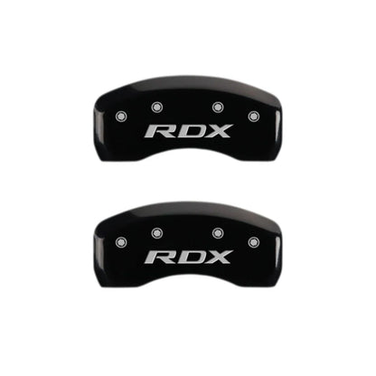 Black Caliper Covers Set of 4 Engraved for Acura RDX (2019–2023)