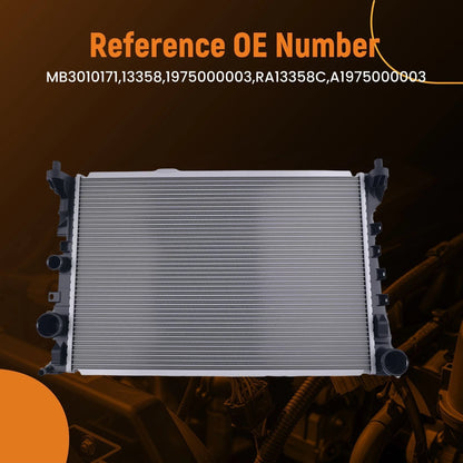 Aluminum Radiator for Mercedes-Benz SLK55 C63 AMG (2005–2016)