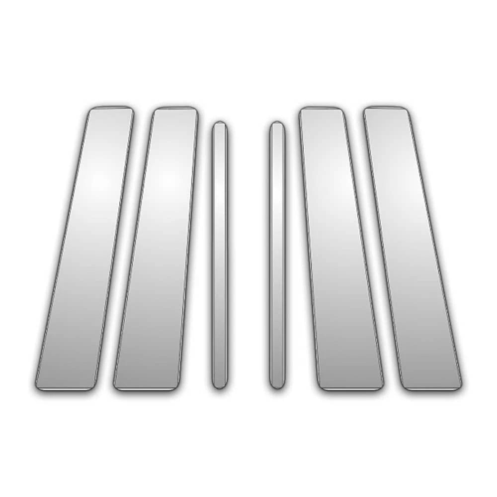 6Pc Chrome Pillar Post Covers Replacement for Honda Pilot (2009–2015)