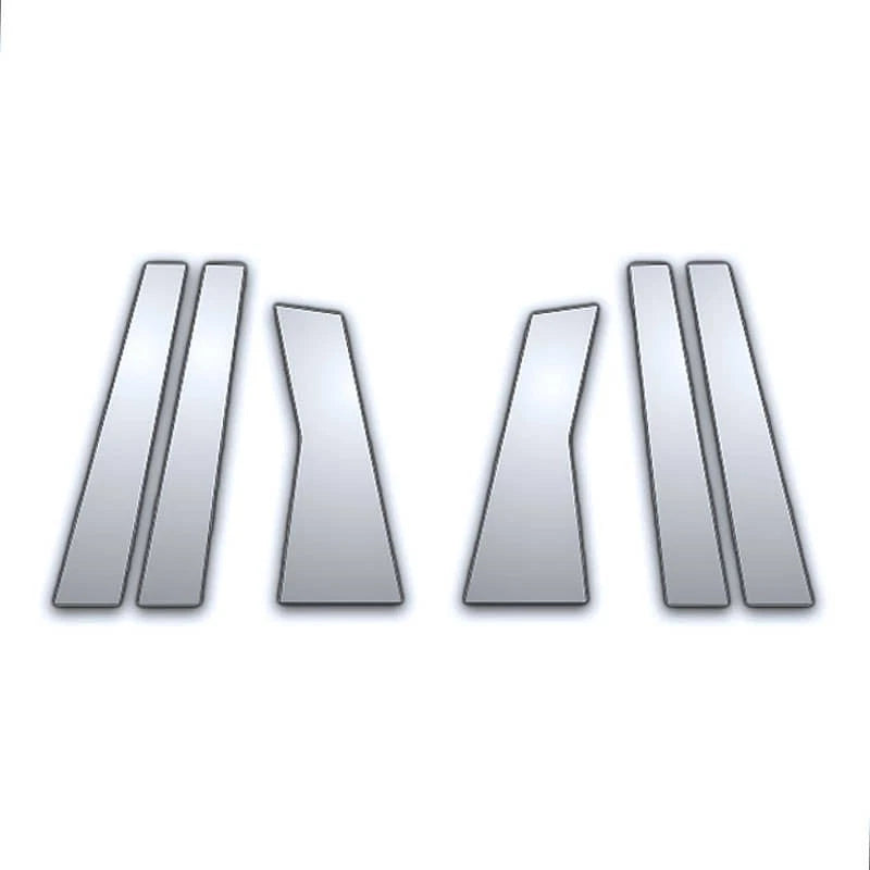 6Pc Chrome Pillar Post Covers for Acura MDX (2007–2013)