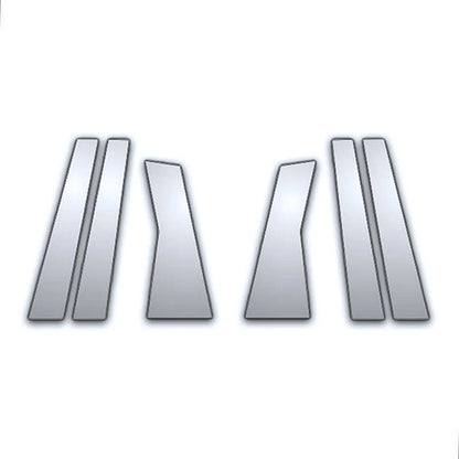 6Pc Chrome Pillar Post Covers for Acura MDX (2007–2013)