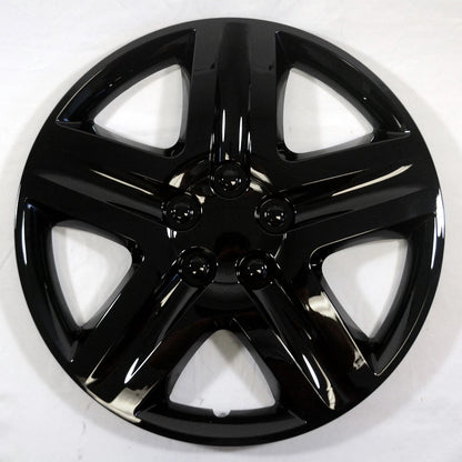 17 Inch Gloss Black Hubcaps Wheel Covers Set of 4 for Monte Carlo (2005–2018)