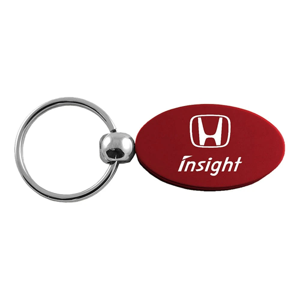 Burgundy Oval Keychain - Officially Licensed for Honda Insight