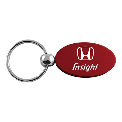 Burgundy Oval Keychain - Officially Licensed for Honda Insight
