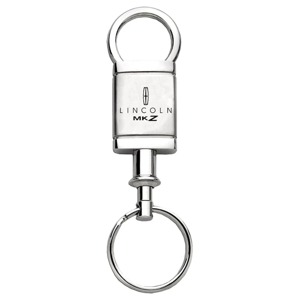 Satin-Chrome Valet Keychain - Officially Licensed for Lincoln MKZ
