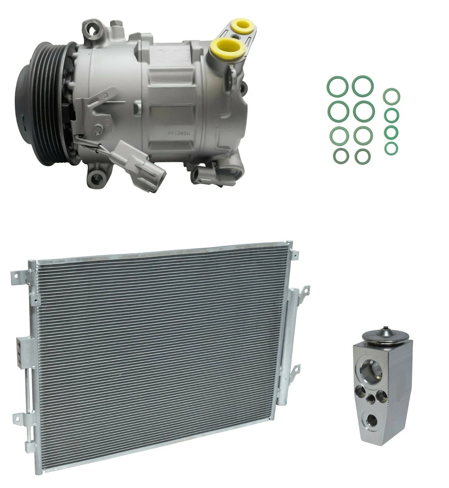 AC Compressor Kit With Condenser for Jeep Cherokee 3.2L (2019–2022)
