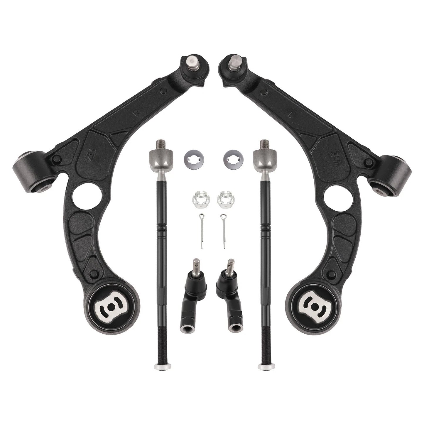 Front Lower Control Arm & Tie Rod Kit for 2013-2016 Dodge Dart (2.0L)