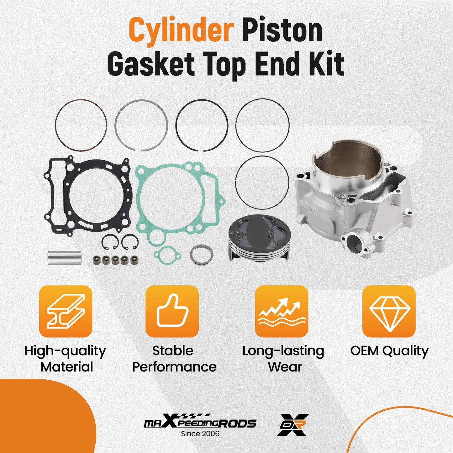 Cylinder Piston Rebuild Kit Set for Yamaha YZ 450F (2003–2005)