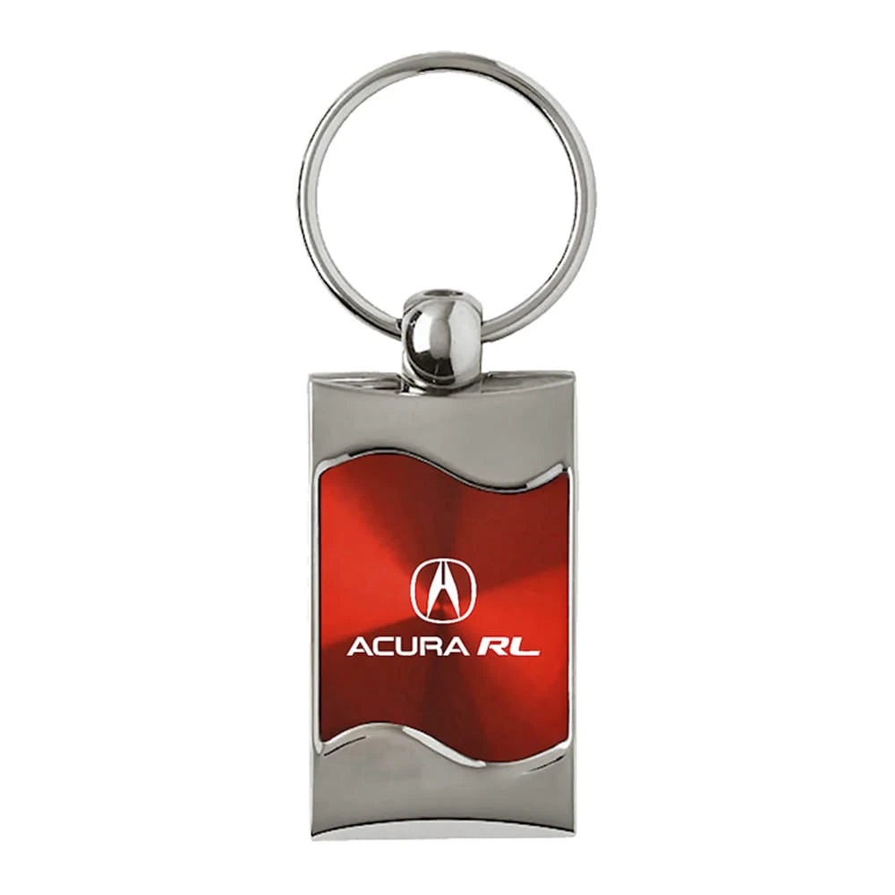Red Rectangular Wave Keychain - Officially Licensed for Acura RL