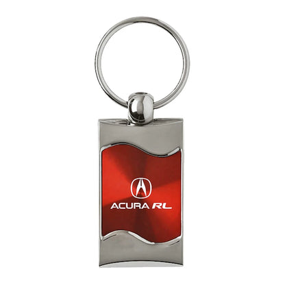 Red Rectangular Wave Keychain - Officially Licensed for Acura RL
