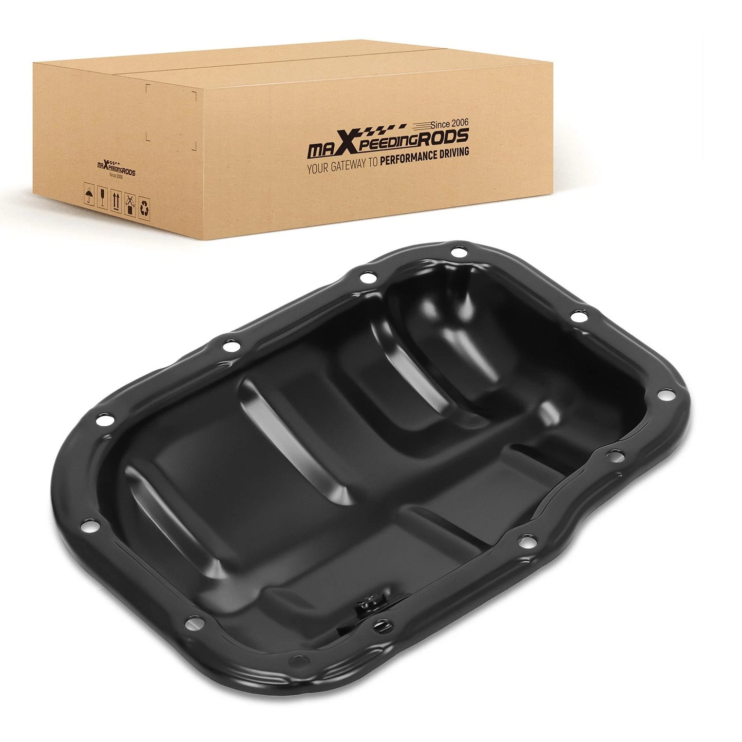 Engine Oil Pan for Toyota Prius L4 1.8L (2010–2018) Black Direct