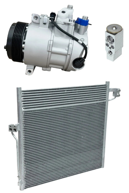 A C Compressor Kit With Condenser Replacement for Mercedes ML550 (2012–2012)