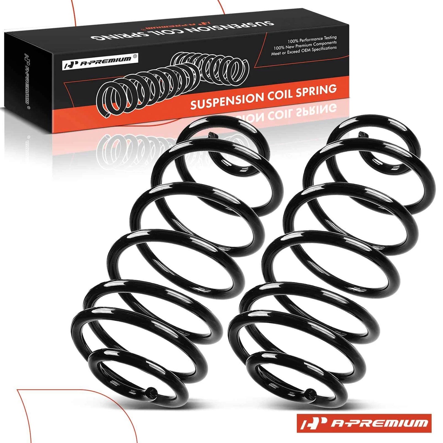 2X Rear Coil Springs for Chevrolet HHR (2006–2011) Saturn Ion (2004–2007)