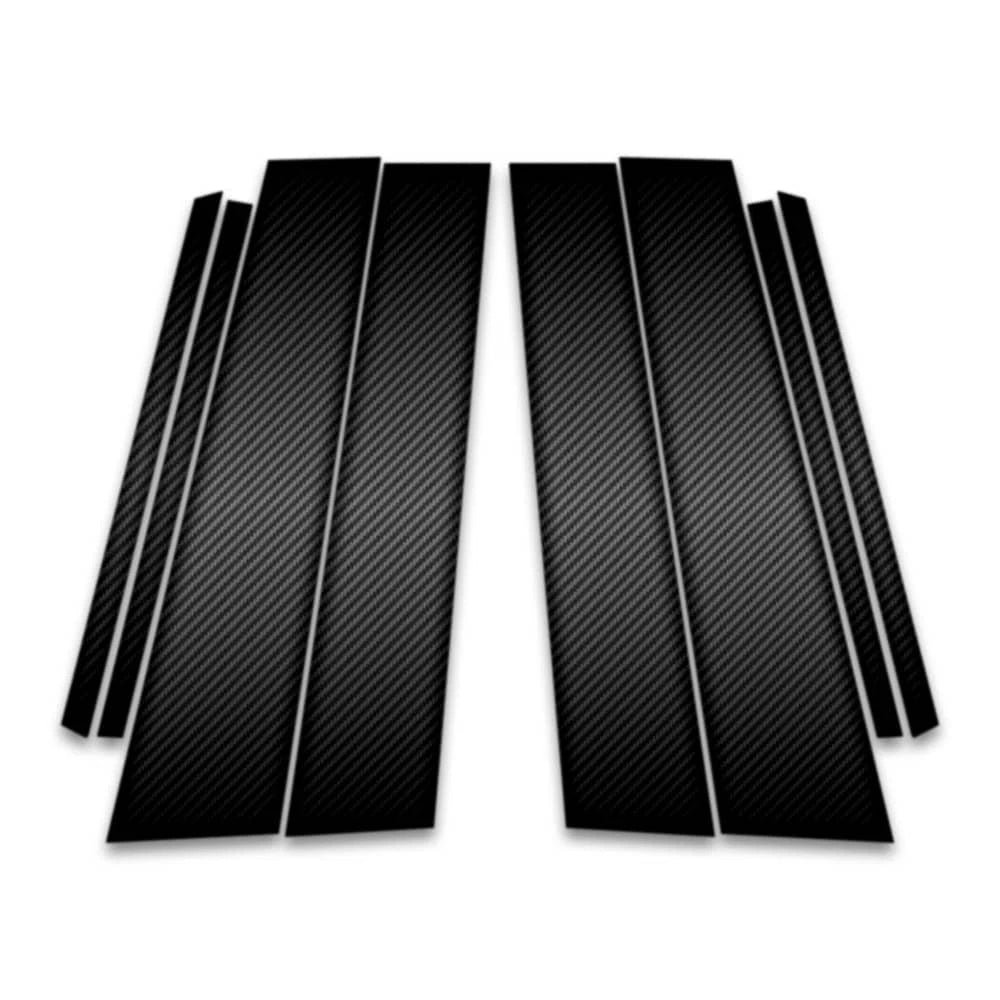 8pc Carbon Fiber Pillar Post Covers for 2017-2020 Buick Envision