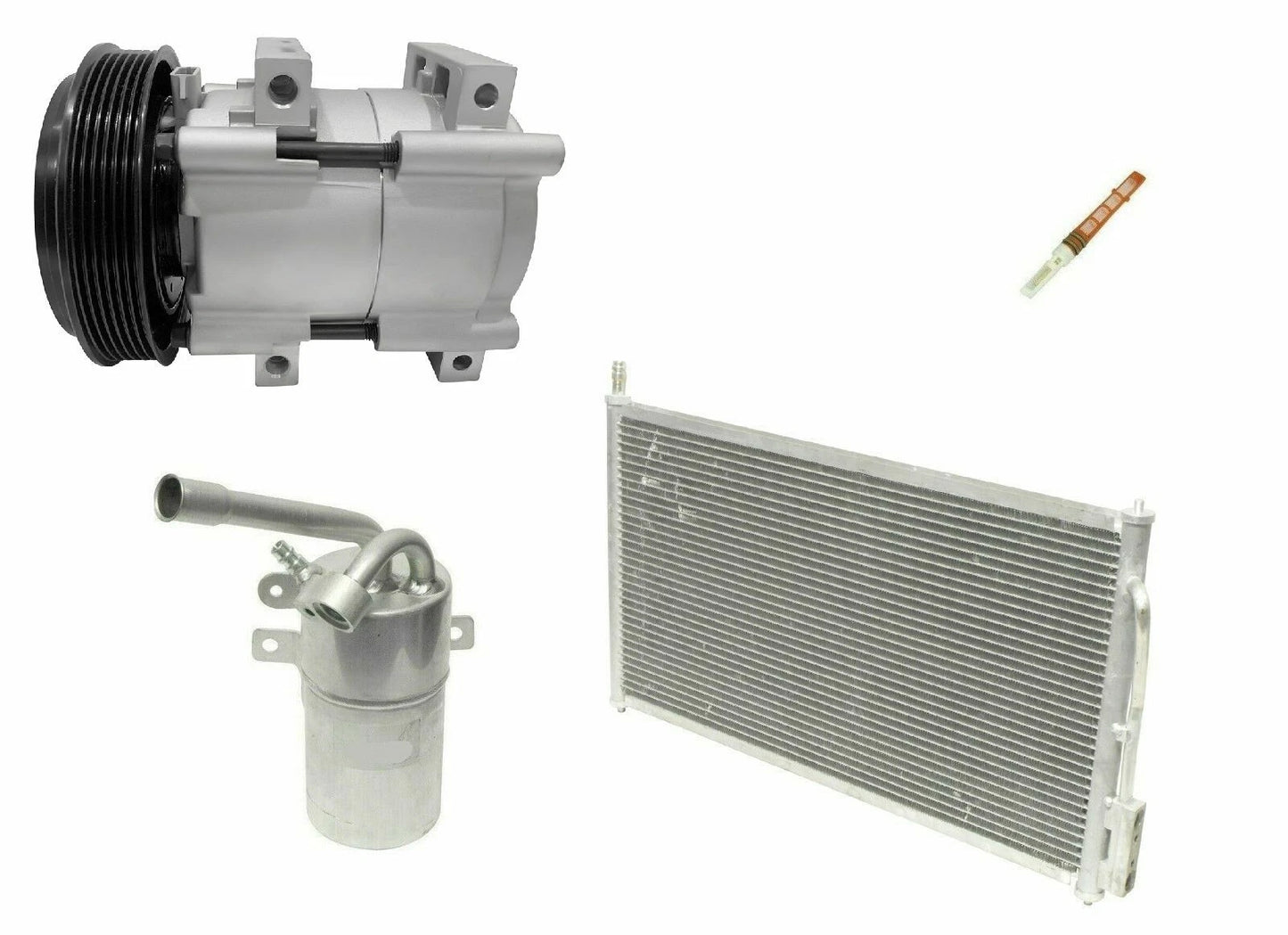 AC Compressor Kit With Condenser for Ford Focus 2.0L (2000–2002)