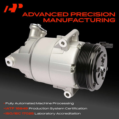 A/C Compressor with Clutch for Chevrolet Equinox GMC Terrain (2010–2017)