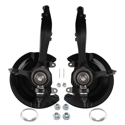 Front Wheel Bearing Hub w/ Knuckle Pair for Honda Accord 2003–2007 2.4L