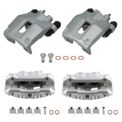 Front Rear Brake Caliper Full Set 4PCS for Ford F-150 (2010–2011)