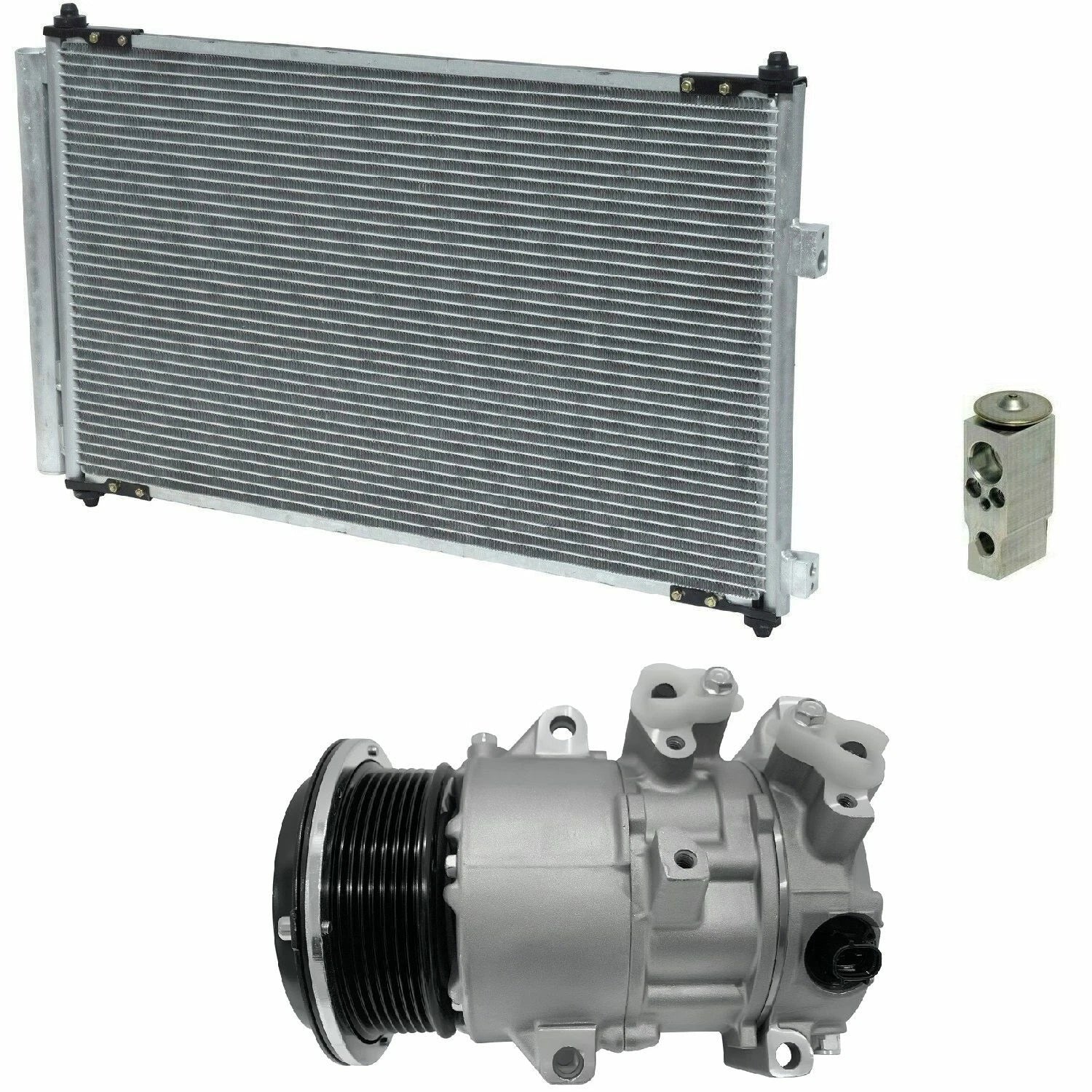 AC Compressor Kit With Condenser for Toyota RAV4 2.4L (2006–2008)