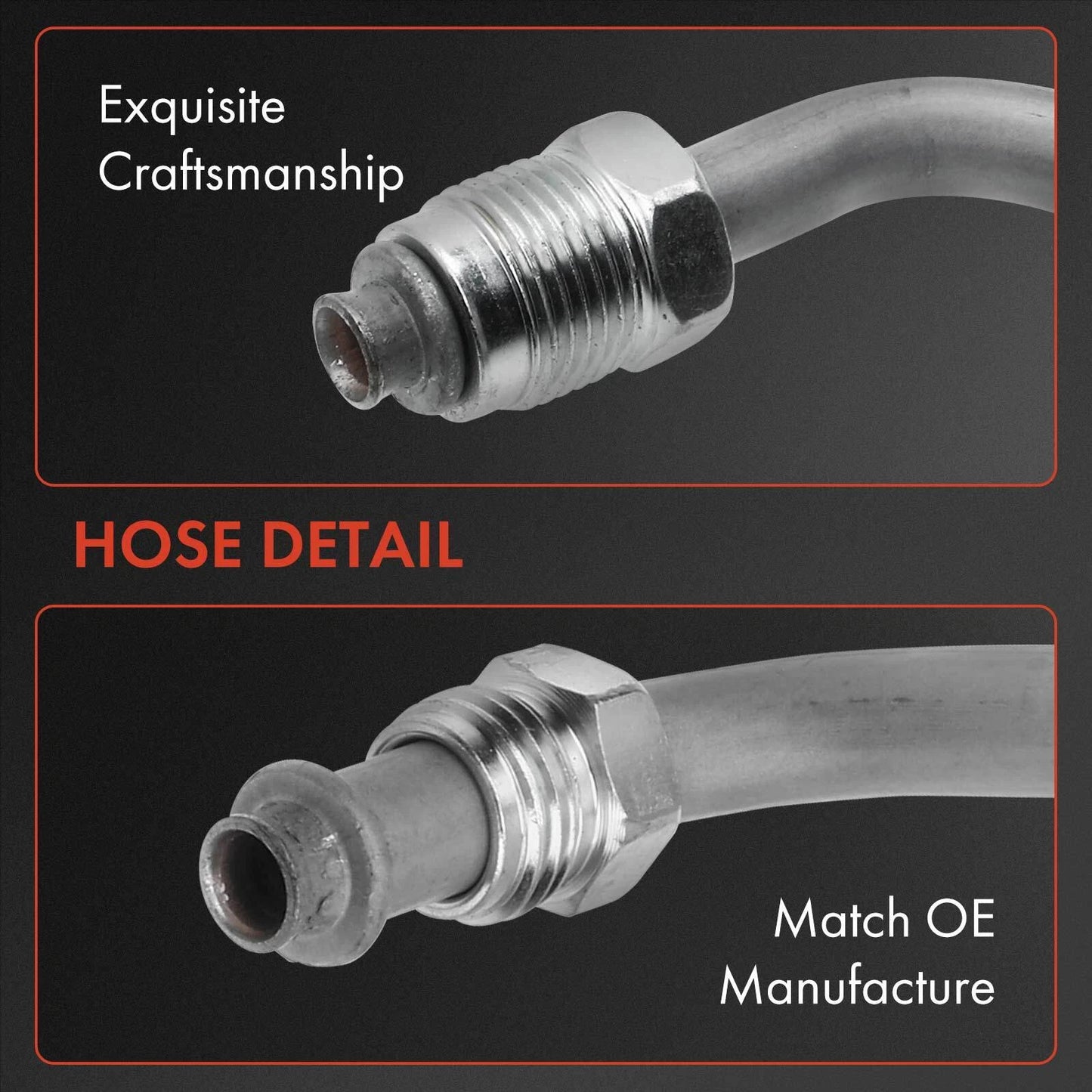 2X Power Steering Pressure & Return Line Hose for Chevy Camaro (1993–2002)