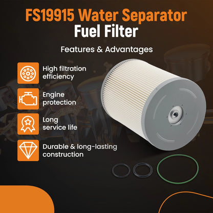Fuel Filter Set for Detroit X15 ISX15 (2021–2024)