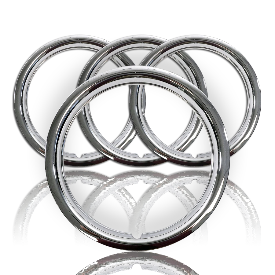Chrome Wheel Trim Rings 1.5 Deep Upgrade for Toyota RAV4 (2006–2018)