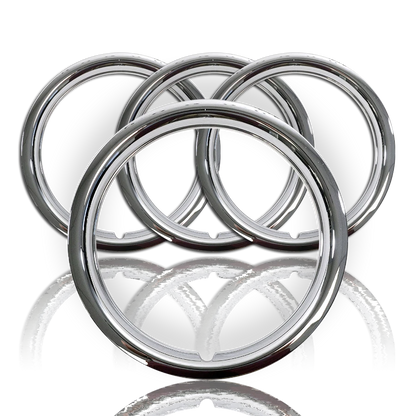 Chrome Wheel Trim Rings 1.5 Deep Upgrade for Toyota RAV4 (2006–2018)