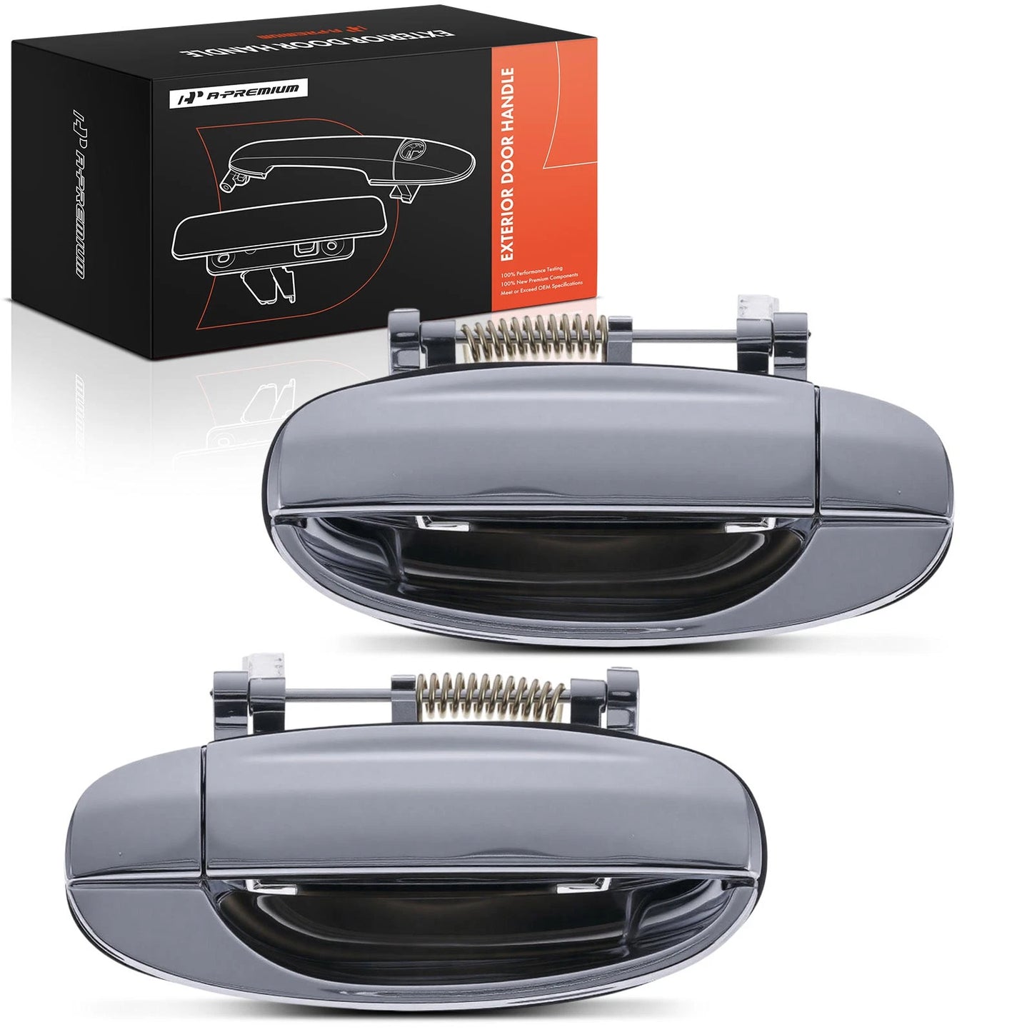 2X Rear Exterior Door Handle for Chevrolet Aveo/Aveo5/Pontiac G3 (2004–2011)