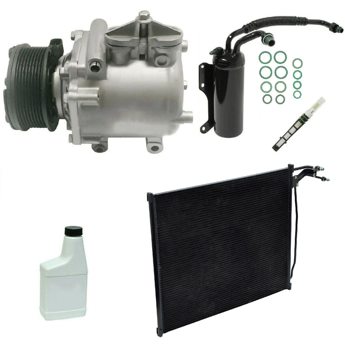 AC Compressor Kit with Condenser for Mitsubishi Fuso Canter (2000–2018)
