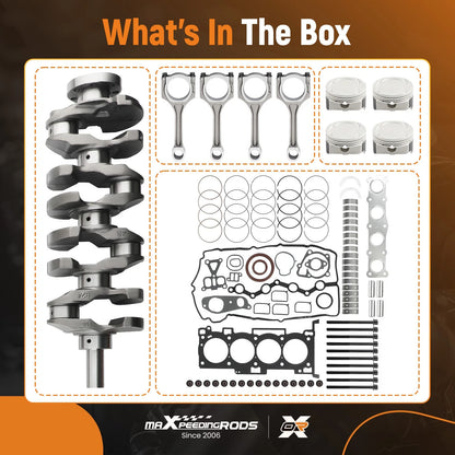 Crankshaft and 4x Connecting Rods Overhaul Kit for Hyundai KIA (2015–2020)