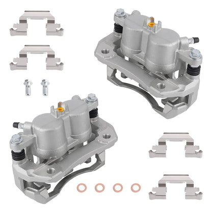Front Disc Brake Calipers with Brackets for Acura RDX (2007–2012)