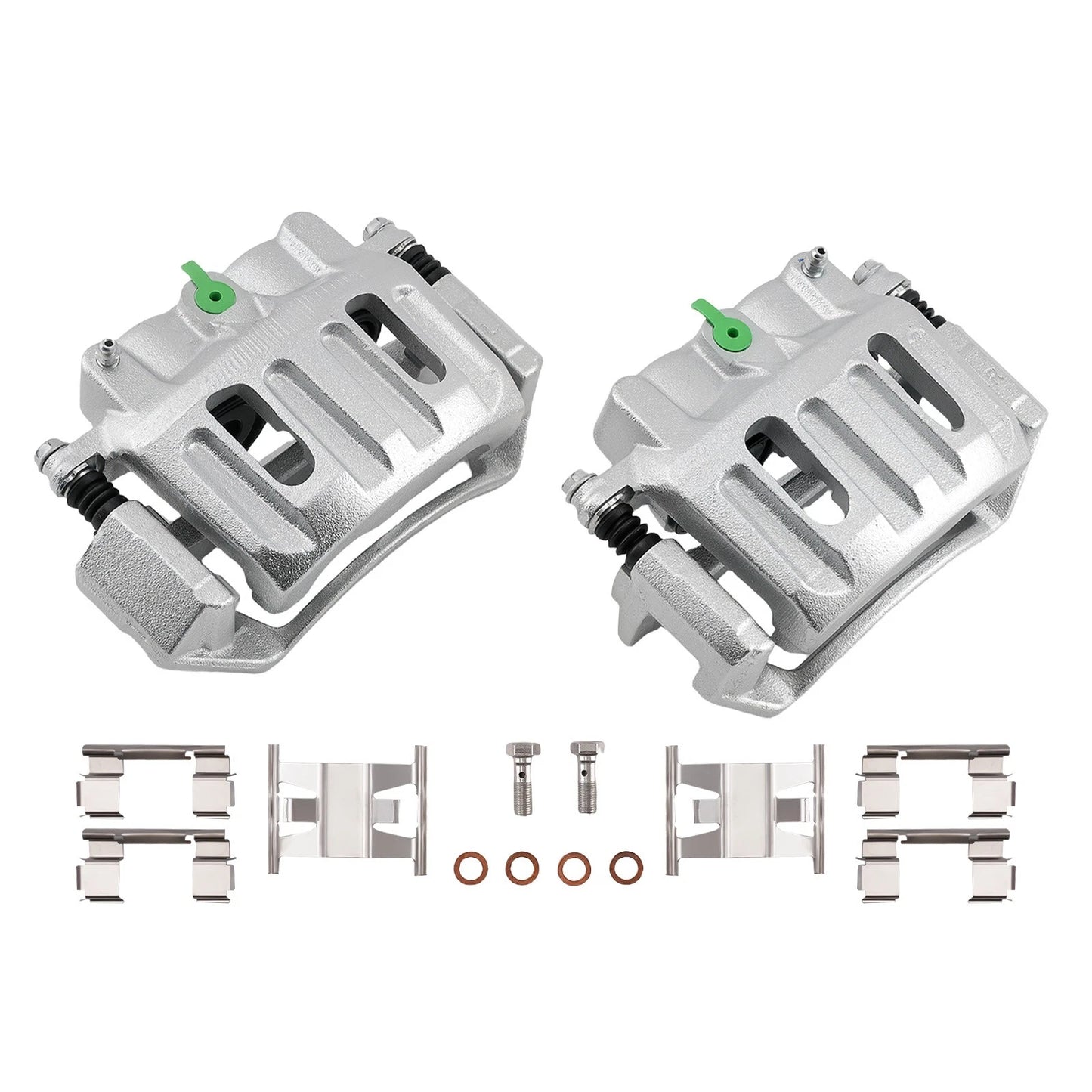 2x Front Dual Piston Brake Calipers for Ford F-150 (1996–2003)