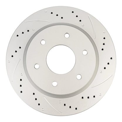 Drilled & Slotted Front Brake Rotors for Nissan Armada 2005–Titan 2005–2007 (2PC)