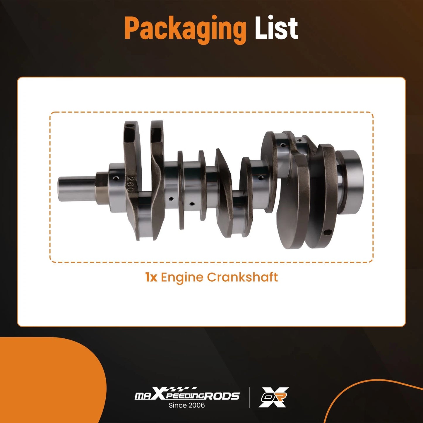 Crankshaft for Jaguar Land Rover Discovery 3.0 TDV6 306DT (2010–2014)