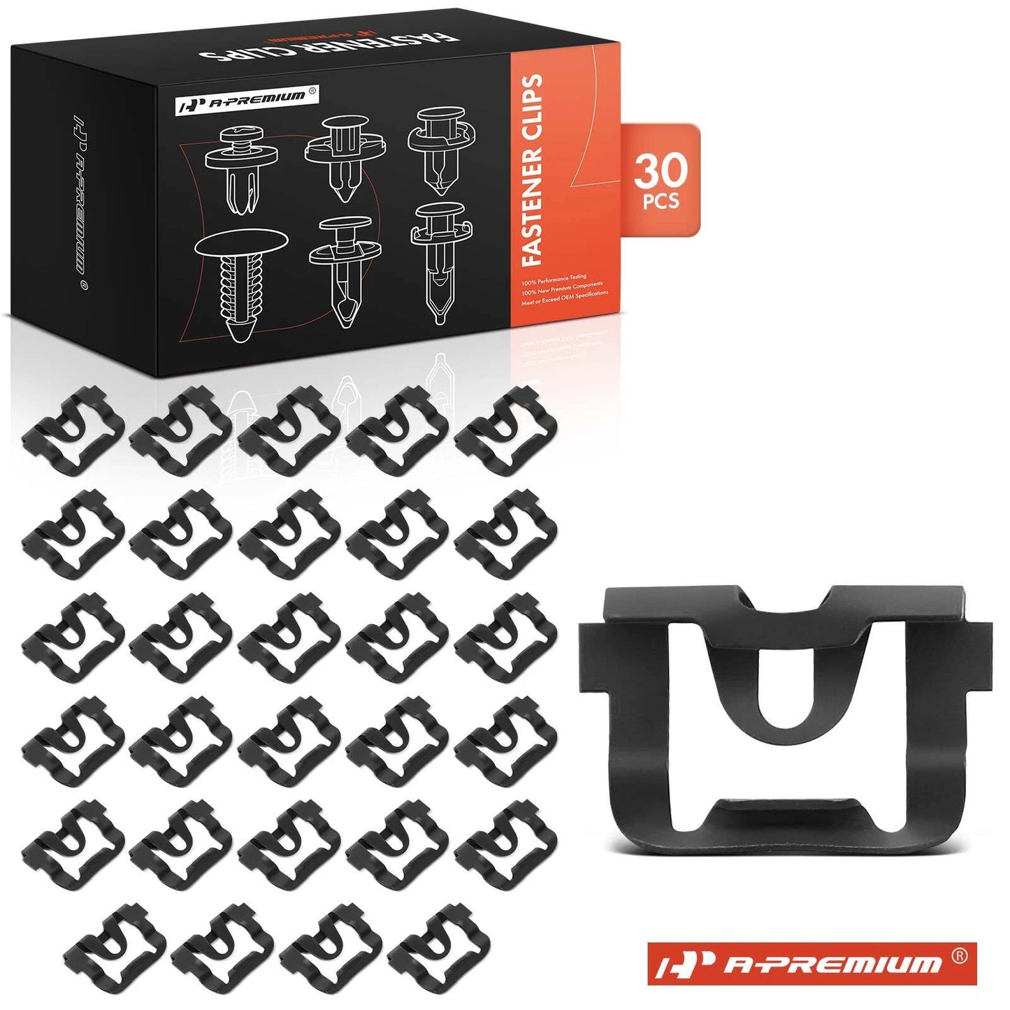 30 Pcs Metal Rear Window Reveal Moulding Clips for GM
