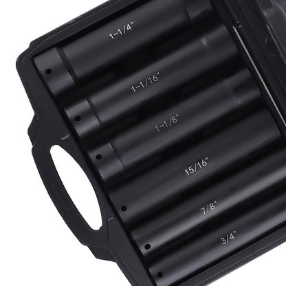Extended-Length Impact Socket Set for 1/2 in Drive (6-Piece) 2015–2020