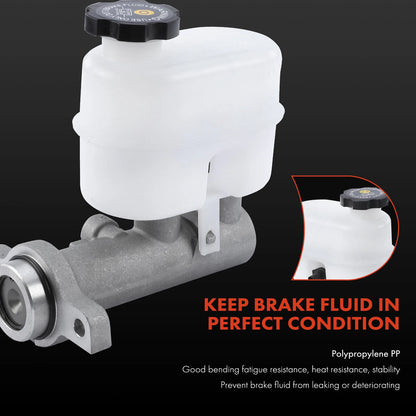 Brake Master Cylinder with Reservoir & Sensor for Silverado 1500 (2014–2019)
