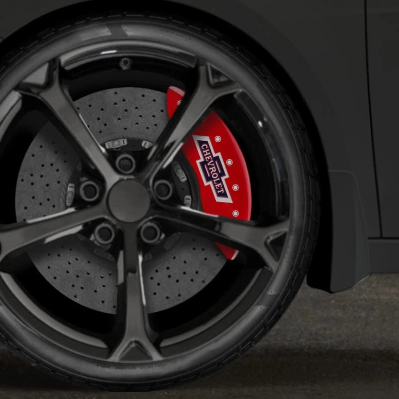 Set of 4 Red Caliper Covers w/'100 Anniversary' for 24-25 Chevy Equinox EV