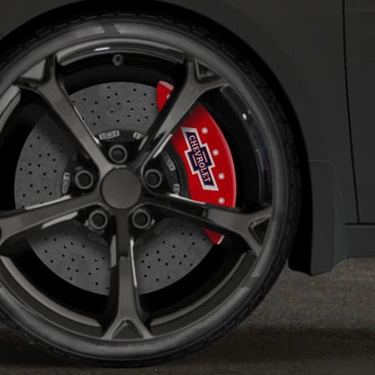 Set of 4 Red Caliper Covers w/'100 Anniversary' for 24-25 Chevy Equinox EV
