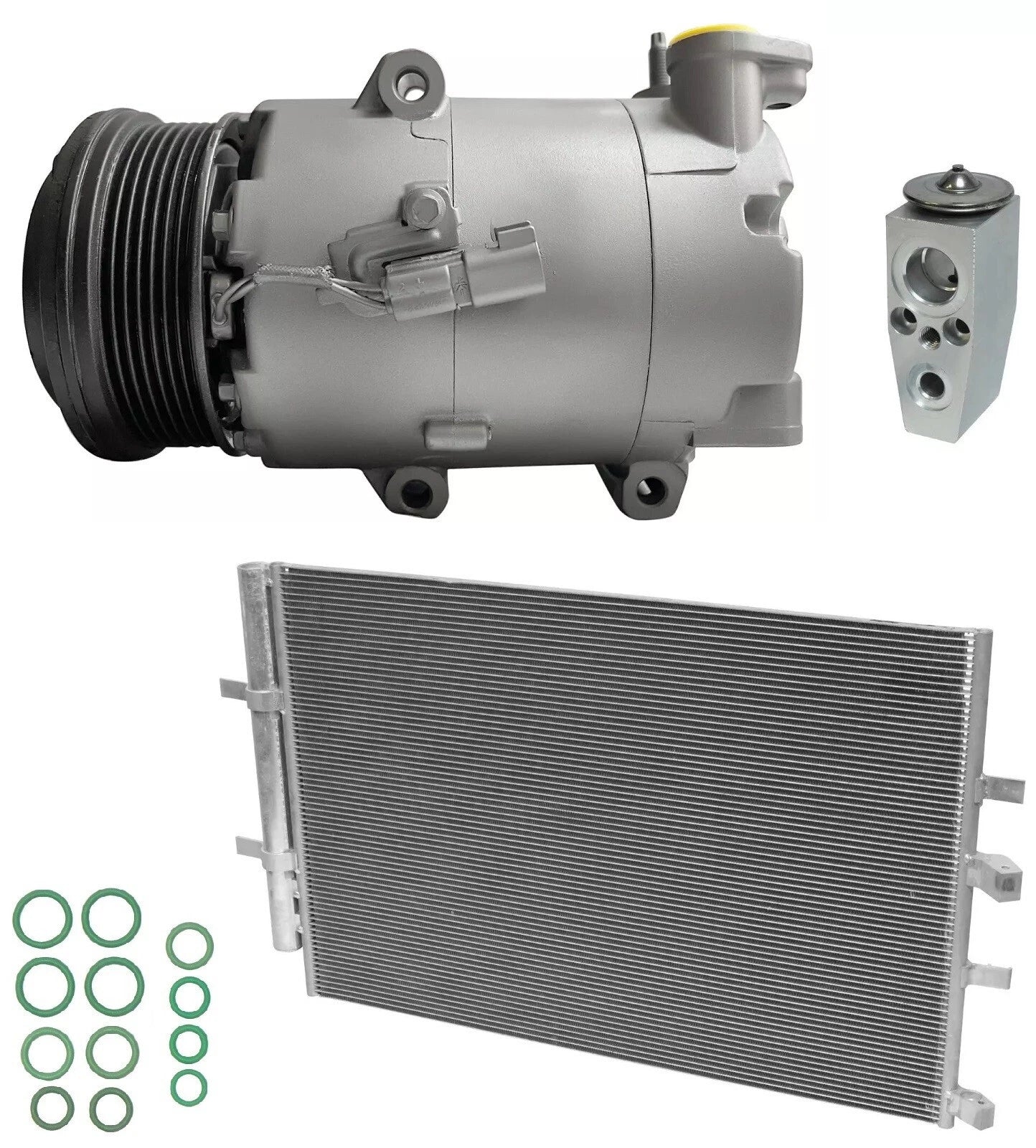 AC Compressor Kit With Condenser Fits Ford Transit 350 (2017–2017)