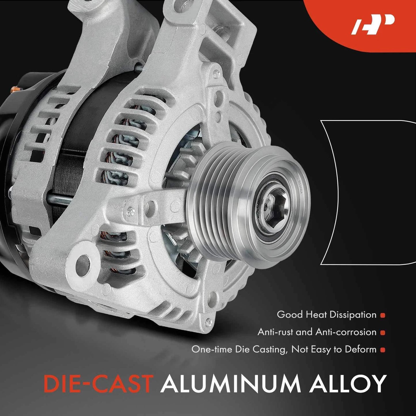 Alternator for Chevrolet Equinox GMC Terrain Cadillac 3.6L (2013–2016)