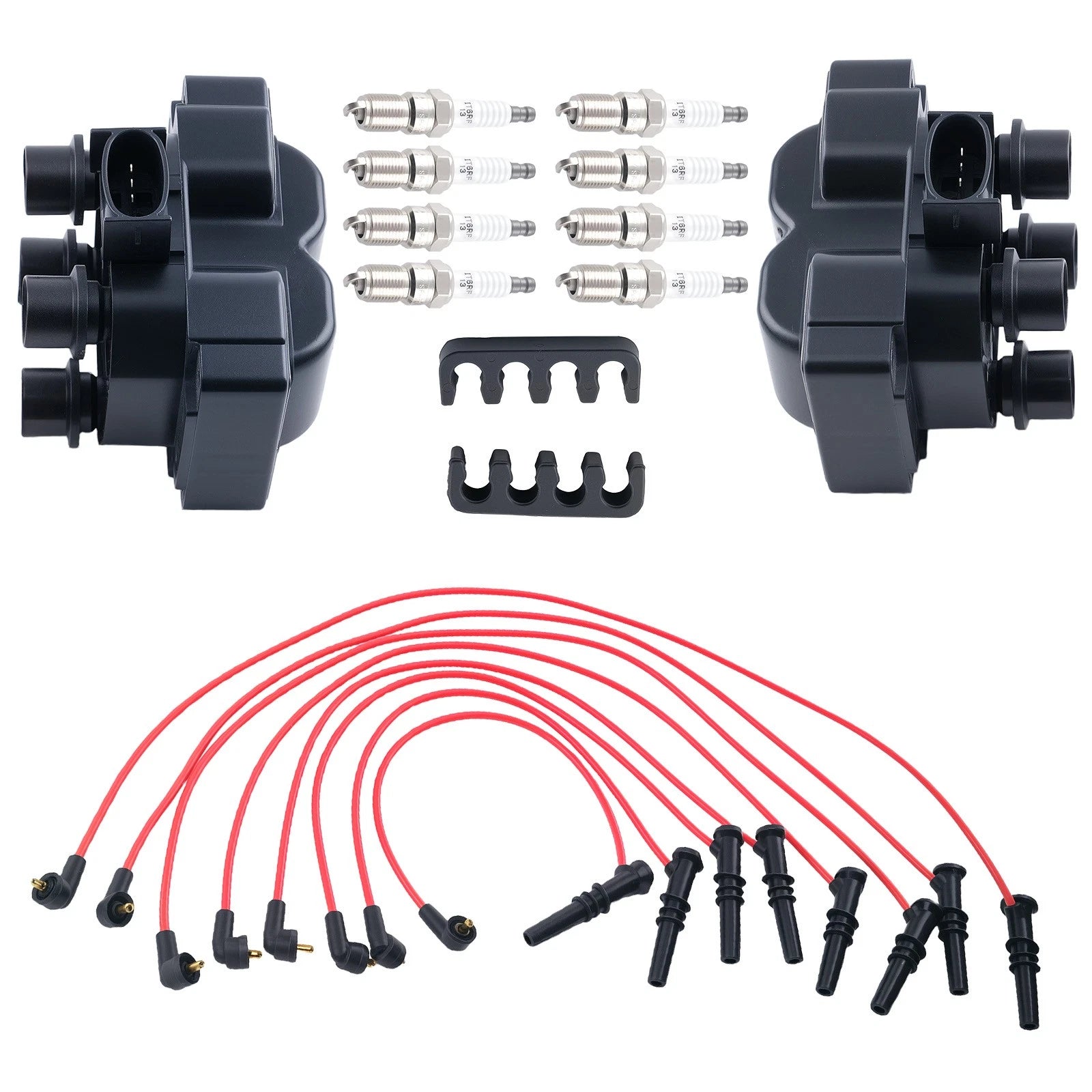 Ignition Coil Pack Spark Plug Wire for Ford F-150 F-250 (1997–1999)