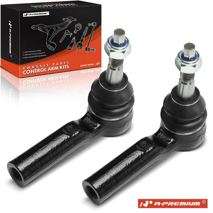2X Front Outer Side Tie Rod Ends for Chevy Silverado 2500 HD (2011–2021)